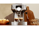 Cafetera express - Cecotec Power Espresso 20 Barista Compact, 20 bar, 1465 W, 1.8 l, 2 tazas, Pantalla digital, Compacta, Silver