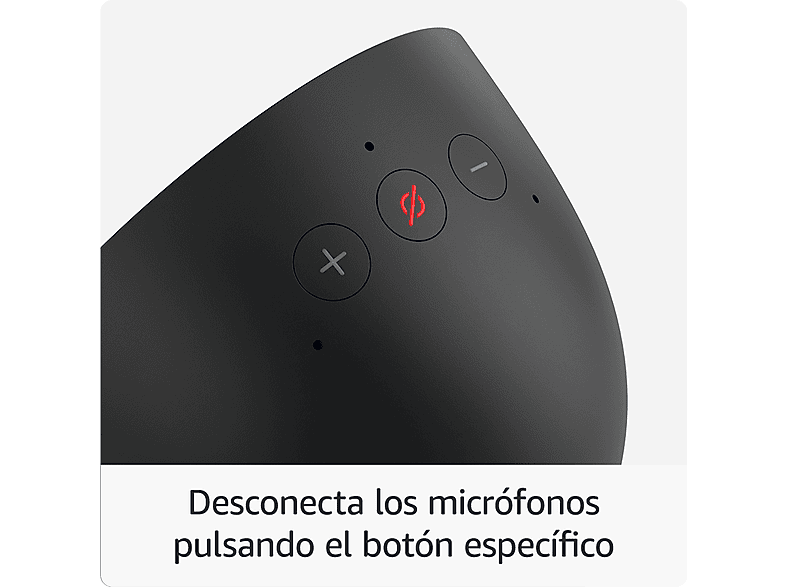 Reloj despertador inteligente - Amazon Echo Spot (modelo 2024), Sonido de calidad y Alexa, Azul