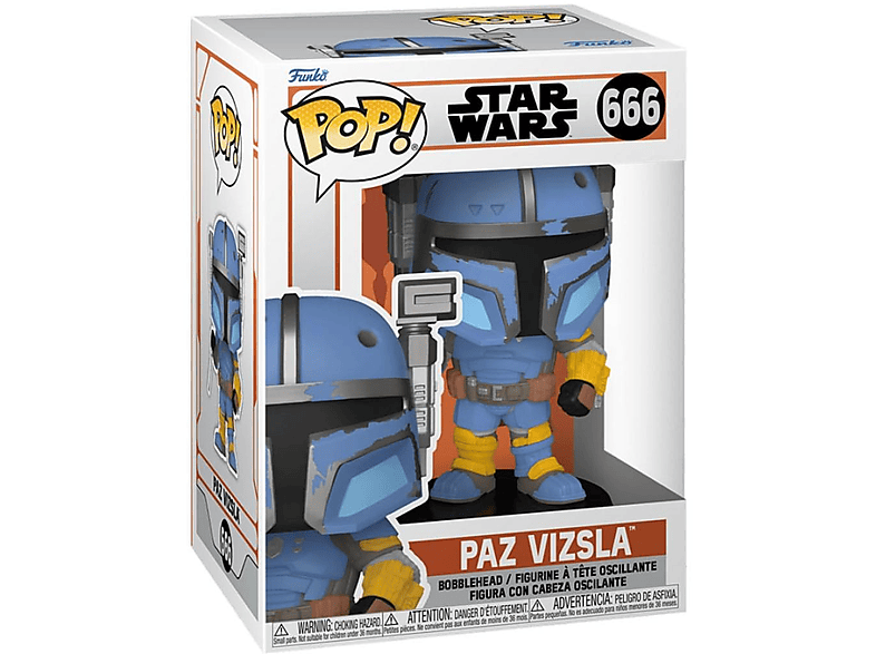 Figura Funko Pop! - The Mandalorian S9 (Star Wars): Paz Vizsla, Vinilo, 10 cm