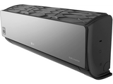 Aire acondicionado - LG MIRROR09UVN, Split 1x1, 2268 fg/h, WiFi, Inverter, Bomba de calor, Negro