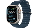 Apple Watch Ultra 2 (2023), GPS + Cellular, 49 mm, Caja de titanio, Gesto doble toque, Correa Ocean Band de color Azul