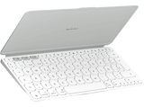 Teclado para tablet - Logitech Keys to Go 2 para iPad, Bluetooth, Accesos directos, Multidispositivo, Smart Actions, iPad, iPhone y Macbook, Blanco