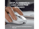 Ratón inalámbrico - Logitech MX Anywhere 3S, Inalámbrico, Bluetooth, 8000 ppp, Multiplataforma, Botones programables, Blanco