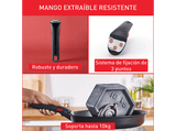 Set de sartenes - Tefal Ingenio Emotion 8973S45, 22 y 26 cm, Mango Extraíble, Revestimiento Titanio Antiadherente, Tecnol. Thermo-Signal™, Acero Inox