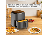 Freidora de aire - Moulinex Easy Fry Max 5L EZ245H,1500 W, 200 °C, 10 Programas, Tecnología Extra-Crisp, Temporizador, Panel Táctil LCD, Gris
