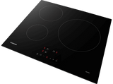 Placa inducción - Samsung NZ63M3NM1BB/UR,  3 zonas, 28cm, Power Boost, 59cm, Negro