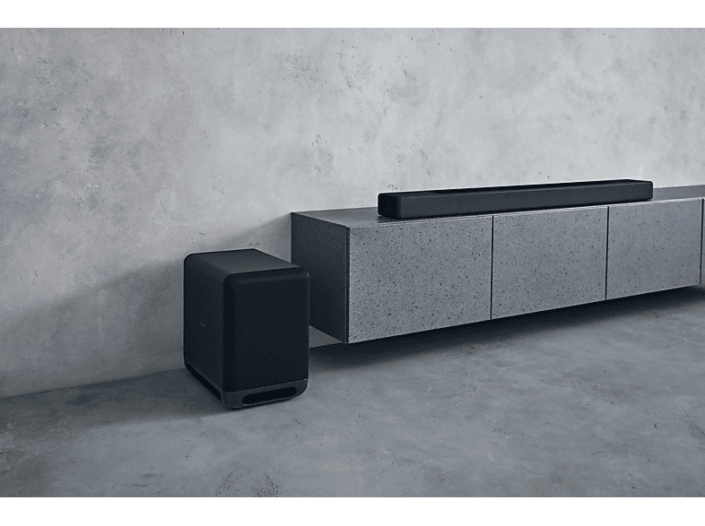 Subwoofer - Sony SA-SW5,  Subwoofer Inalámbrico adicional para barras de sonido serie HT-A, 300 W, Negro