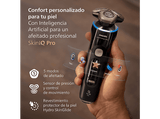 Afeitadora - Philips i9000 Prestige Ultra XP9400/31, Afeitado en seco/mojado con tecnología SkinIQ Pro, Sensor IA de presión y control, App smartphone