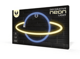 Luces LED - Forever RTV100228, Neón, BAT+USB, Saturn, Yellow, Blue