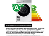 Lavadora carga frontal - Samsung WW11DB8B95GHU3, 11 kg, 1400 rpm, AI EcoBubble™, Función WiFi con SmartThings, Blanco