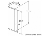 Congelador vertical - Balay 3GIE737F, 212 l , 177 cm, Tecnología Inverter, Cajón Big Box, Sin panelar