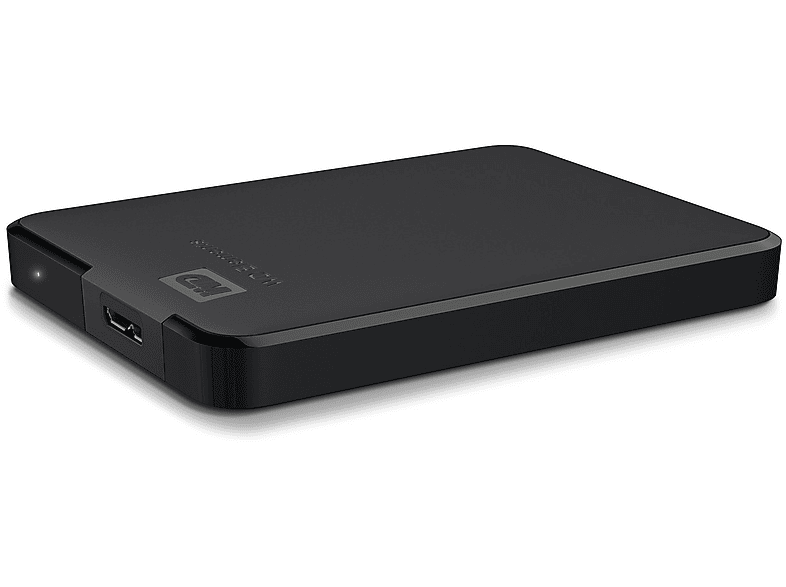Disco duro externo - WD Elements™, Portátil, Con tecnología flash, USB 3.0, 2.5, Para Windows® y macOS, Negro
