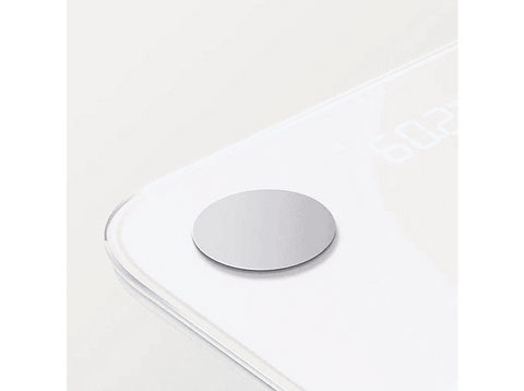 Báscula inteligente - Xiaomi Body Composition Scale S400, IMC, Alta precisión, Control por App, Bluetooth, Blanco