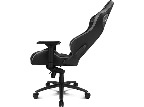 Silla gaming - Drift DR600, Reposabrazos 4D, Hasta 150 kg, Cojín cervical y lumbar, Reclinable, Gris