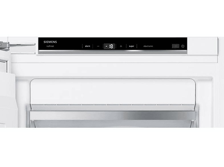 Congelador vertical - Siemens GI81NACE0, Serie IQ500, 212 l, 177.2 cm, No Frost, Cierre SoftClose, Sin panelar