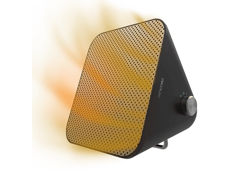 Calefactor - Cecotec ReadyWarm 1500 Max Ceramic Design Black, 1500 W, 3 modos, 15 m², Termostato regulable, Ligero, Black