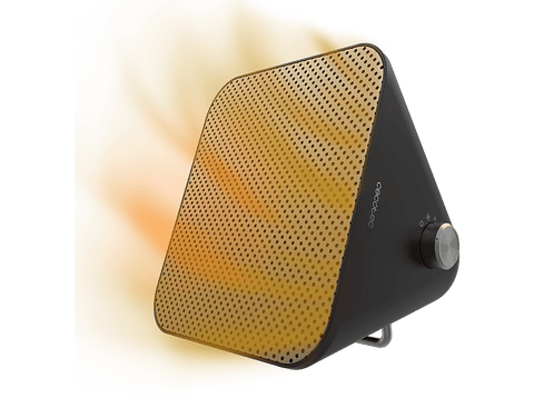 Calefactor - Cecotec ReadyWarm 1500 Max Ceramic Design Black, 1500 W, 3 modos, 15 m², Termostato regulable, Ligero, Black