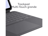 Funda con teclado - Logitech Combo Touch iPad Pro 13 inch, Retroiluminación, Accesos directos, Teclado extraíble, 4 modos de uso, Trackpad, Negro