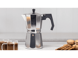 Cafetera tradicional - Cecotec Mokclassic 300 Shiny, 3 tazas, 150 ml, Aluminio fundido, Shiny