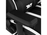 Silla gaming - Drift DR350, Polipiel, Reposabrazos 4D, Ruedas silenciosas, Inclinación, Blanco