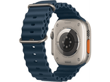 Apple Watch Ultra 2 (2023), GPS + Cellular, 49 mm, Caja de titanio, Gesto doble toque, Correa Ocean Band de color Azul