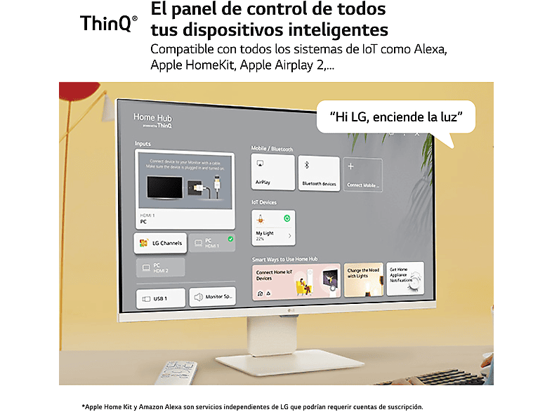 Monitor - LG 32SR83U-W, 31.5, UHD 4K, 5 ms, 60 Hz, HDMI x2, Blanco