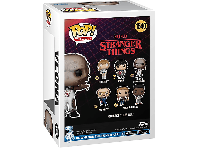 Figura Funko Pop! - Funko Pop! Stranger Things S4: Vecna (Transformation), Vinilo, 10 cm