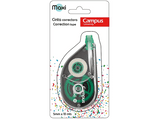 Corrector - Campus 81289, Ergonómico, Maxi, 5mm x 10m, Aplicación lateral, Blanco