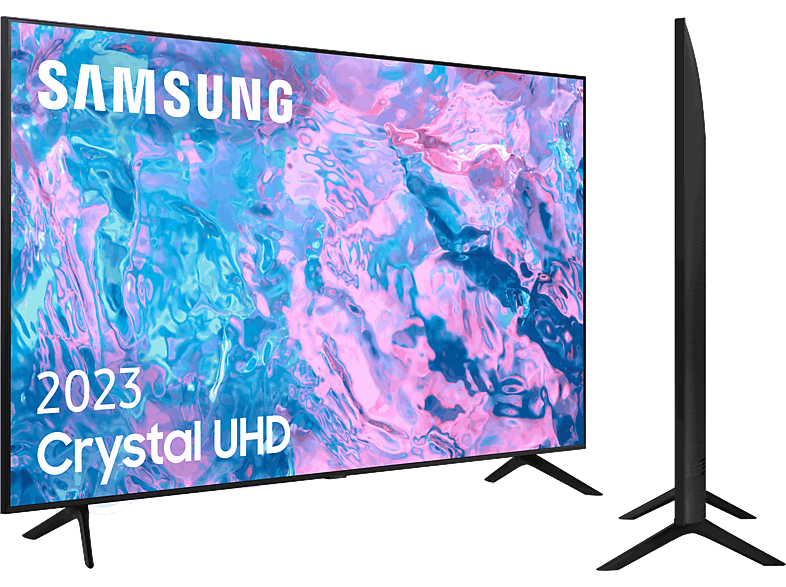 TV LED 65 - Samsung TU65CU7175UXXC, UHD 4K, Smart TV, PurColor, Object Tracking Sound Lite, Adaptive Sound, Motion Xcelerator, Negro