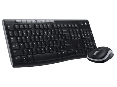 Teclado y ratón inalámbricos - Logitech MK270, Nano receptor, 2.4 GHz