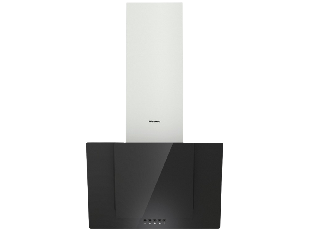 Campana - Hisense CH6IN6BXBG, Decorativa, 3 velocidades, 650 m³/h, 183 W, Luz LED, 60 cm, Negro