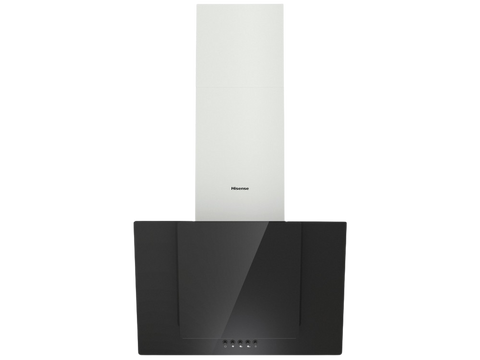 Campana - Hisense CH6IN6BXBG, Decorativa, 3 velocidades, 650 m³/h, 183 W, Luz LED, 60 cm, Negro