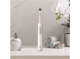 Cepillo eléctrico - Oral-B Pro 3 3900 Dual Pack, Con 3 Cabezales, Diseñados Por Braun, Negro y blanco
