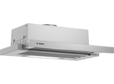 Campana - Bosch Serie 4 DFT63AC50, 360m³/h, extraíble, 3 velocidades, Extra Silencio