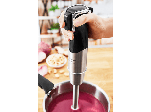 Batidora de mano - Moulinex Powelix Life DD953D, 1200 W, 2 accesorios, Vaso medidor 800 ml, Inox