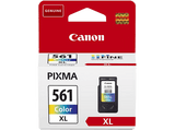 Cartucho de tinta - Canon  CL-561XL Tricolor (3713C001), Hasta 300 páginas, Cian, magenta, amarillo