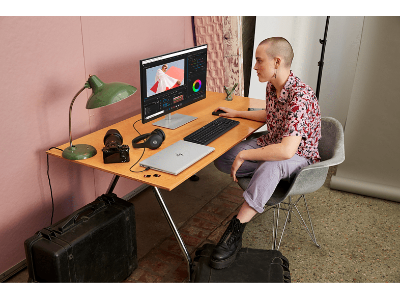 Pack Teclado + Ratón - HP Combo de teclado y ratón inalámbricos HP 230, 18H24AA, Inalámbrico, Bluetooth, Negro