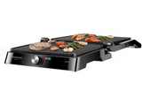 Grill -  Taurus 968.079 Etna Inox, 2200 W, 2 en 1, Regulador temperatura, Antiadherente, Base antideslizante