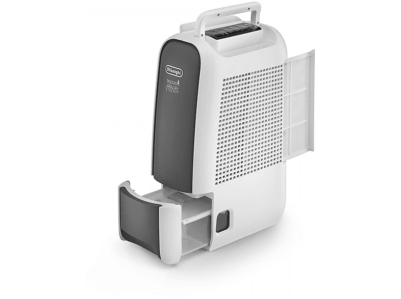 Deshumidificador - De Longui DNS65, 2.8 litros, Silencioso, Ionizador