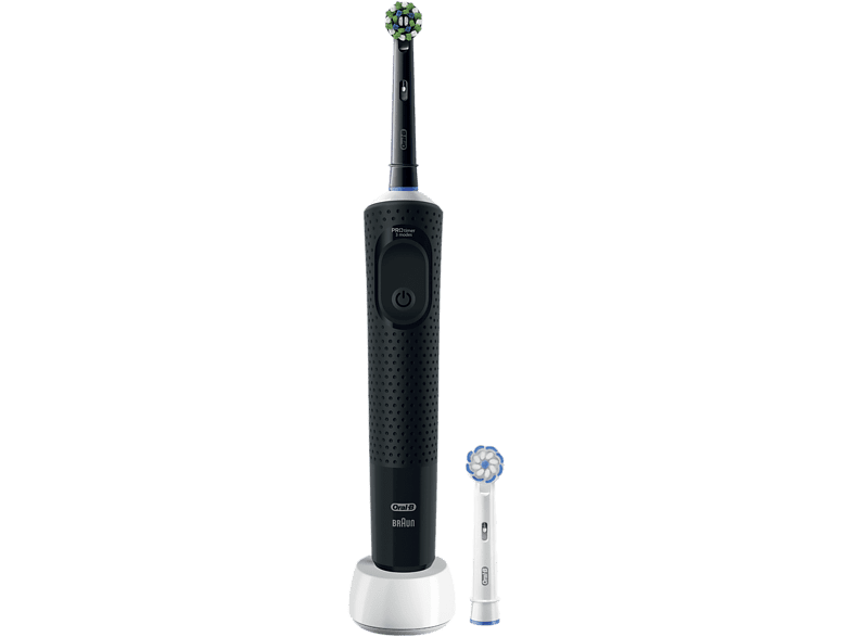 Cepillo eléctrico - Oral-B Vitality Pro, Con 2 Cabezales, Diseñado Por Braun, Negro