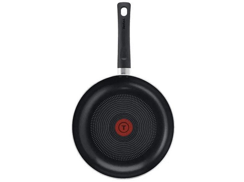 Set de sartenes - Tefal C42202S2A, 2 unidades, 20/26 cm, Para todo tipo de cocinas, Aluminio, Negro