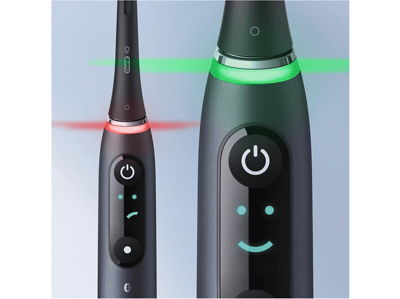 Cepillo eléctrico - Oral-B iO 9S, Seguimiento 3D, Sensor de Presión, Estuche de Carga, Diseñado Por Braun, Negro