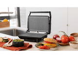 Grill - Cecotec Rock’nGrill 1000 Dark, 1000 W, Antiadherente, Altura adaptable, Dark Inox