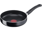 Set de sartenes - Tefal C42202S2A, 2 unidades, 20/26 cm, Para todo tipo de cocinas, Aluminio, Negro