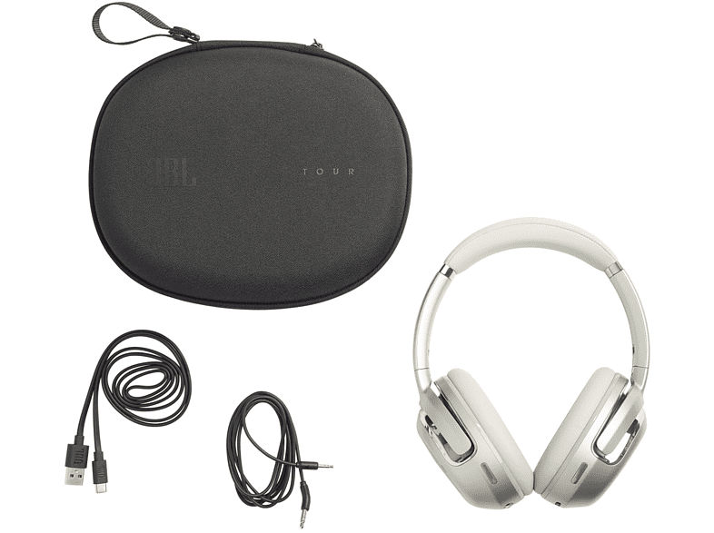 Auriculares inalámbricos - JBL Tour One M2, Bluetooth, Cancelación Activa de ruido, 50h autonomía, Champagner