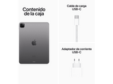 Apple iPad Pro (2022 4ª gen.) 256 GB, Gris espacial, 11, WiFi, Liquid Retina XDR, 8 GB RAM, Chip M2, iPadOS 16