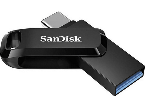 Pendrive de 128 GB - SanDisk Ultra Dual SDDDC3-128G-G46, USB-C, USB-A, 3.1 (Gen 1), Negro
