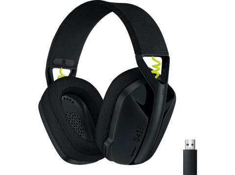Auriculares gaming - Logitech G G435, Inalámbricos, Diadema Bluetooth, 83.1 dB, 18 h, Micrófono, Negro