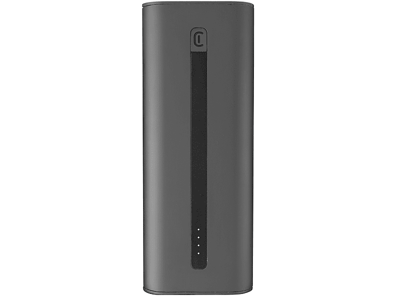 Powerbank - Cellular Line Thunder, Universal, 20000 mAh, 2 entradas USB-C, Negro