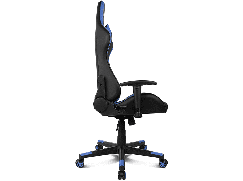 Silla gaming - Drift DR90 Pro V8, 2D (regulable en altura y anchura), Hasta 150 kg, Azul